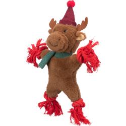 Trixie | Christmas Dog Toy | Plush & Rope Reindeer