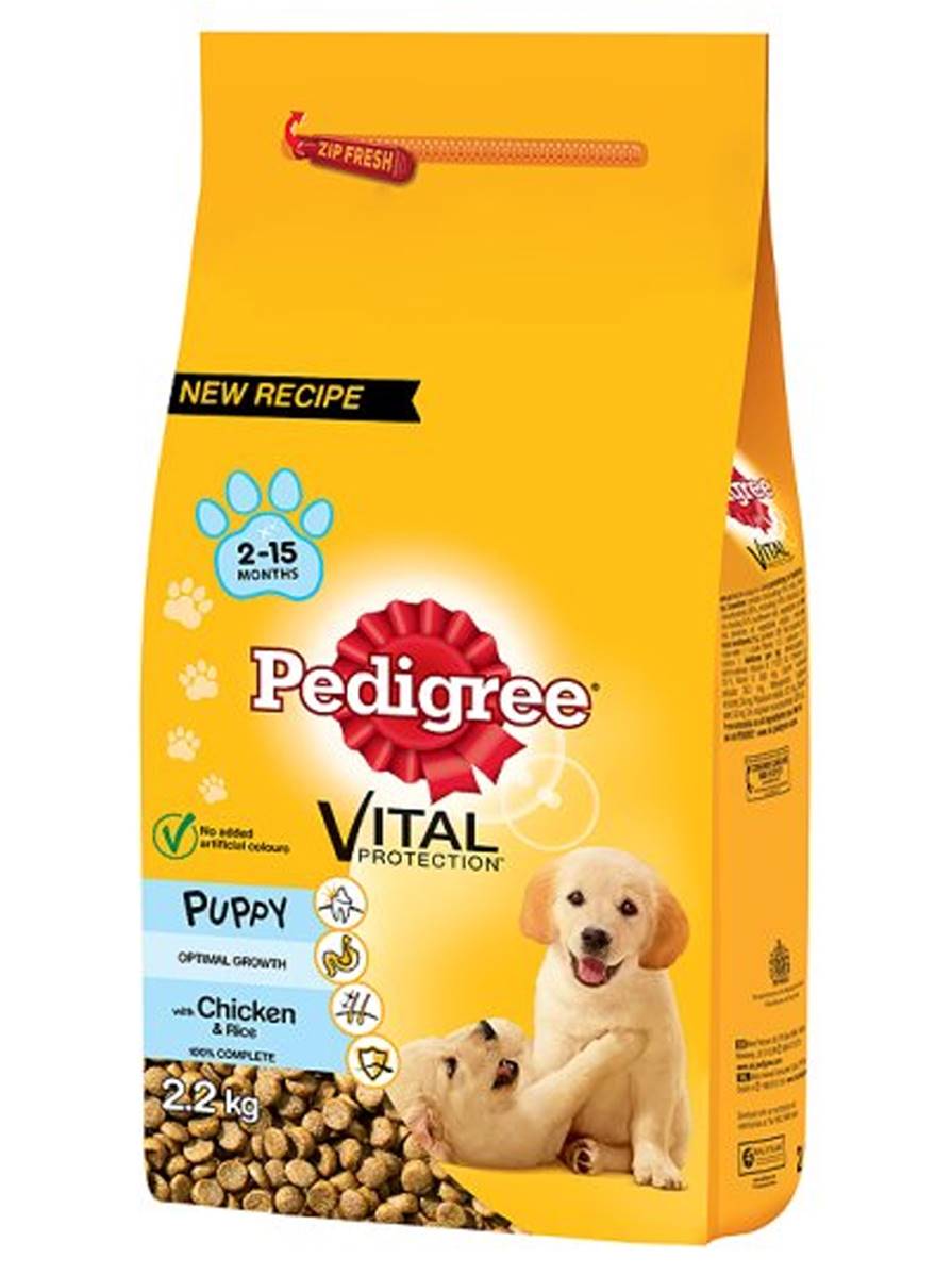 Pedigree Complete Dog Food For Puppy Chicken 2.2kg