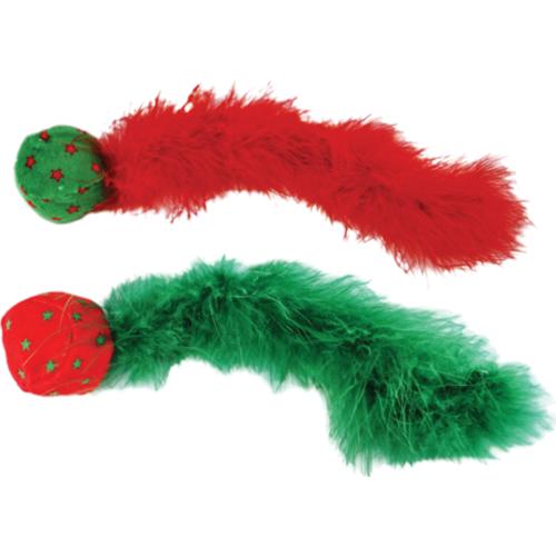 KONG Holiday Active | Christmas Wild Tails | Cat Chaser Toy