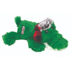 KONG Holiday | Christmas Plush Dog Toy | Cozie Alligator - Small