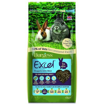 Burgess - Excel Junior & Dwarf Rabbit Nuggets 2kg