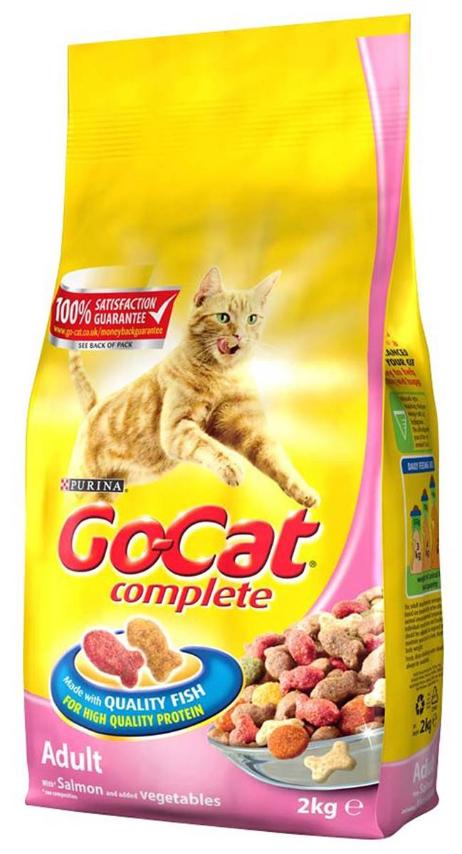Go Cat Complete Dry Food Adult With Salmon Added Vegetables 2kg