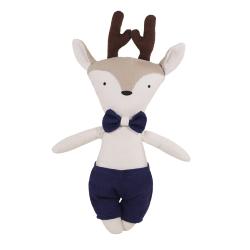 Cupid & Comet | Christmas Dog Toy | Giant Canvas Reindeer Plush