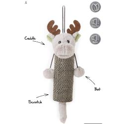 Cupid & Comet | Christmas Cat Toy | Reindeer Cardboard Scratcher
