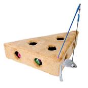 Trixie Cats Cheese With Dangling Toy And 3 Balls 36x8x26cm