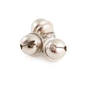 Ancol Chrome Cat Collar Bells - Pack Of 3