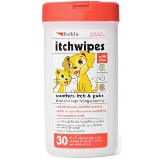 Petkin | Soothing Skin Care | Itch Wipes - 30 Pack