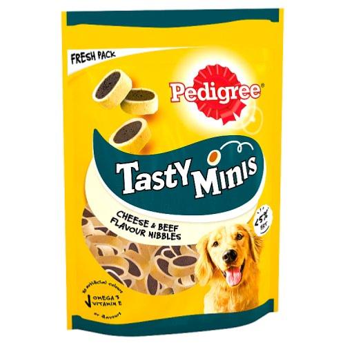 Pedigree | Training Treats | Tasty Minis | Cheesy Nibbles with Cheese & Beef - 140g