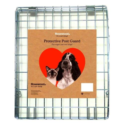 Rosewood | Steel Wire Post Letterbox Guard