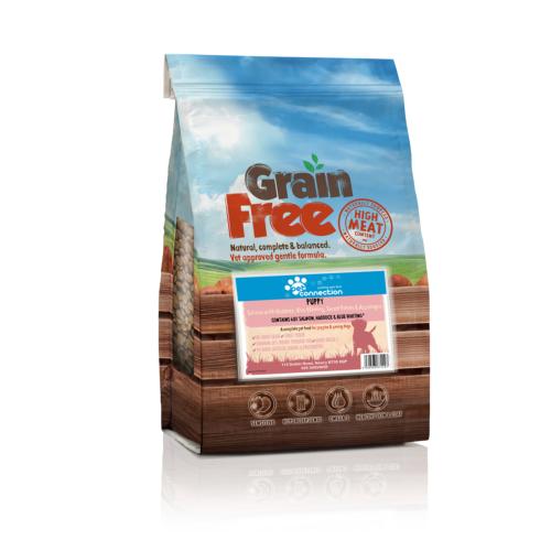 Pet Connection Grain Free | Dry Dog Food | Puppy | Salmon, Haddock & Blue Whiting with Sweet Potato & Asparagus
