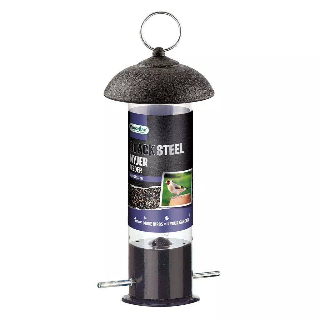 Gardman Black Nyjer/Niger Steel Wild Bird Feeder