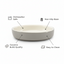 Scruffs Classic Grey Dog & Cat Feeding Shallow Saucer Bowl - 200ml