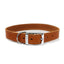 Ancol | Luxury Leather Sewn Dog Collar | Tan