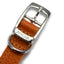 Ancol | Luxury Leather Sewn Dog Collar | Tan