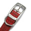 Ancol | Luxury Leather Sewn Dog Collar | Red