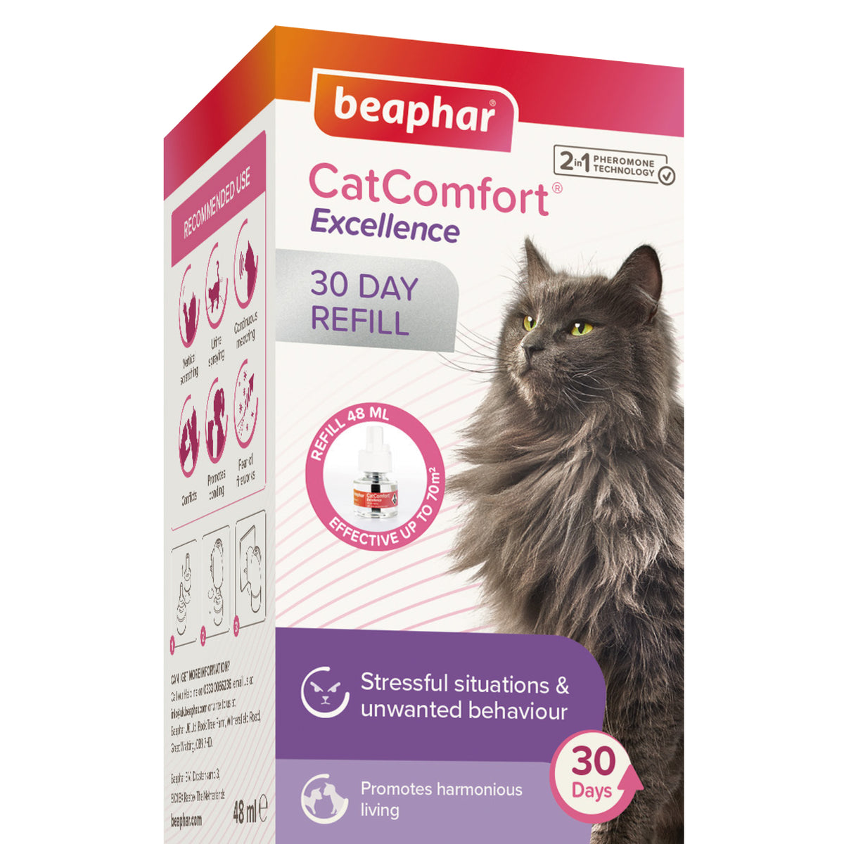 Beaphar CatComfort Excellence Diffuser Refill | 30 Day Calming