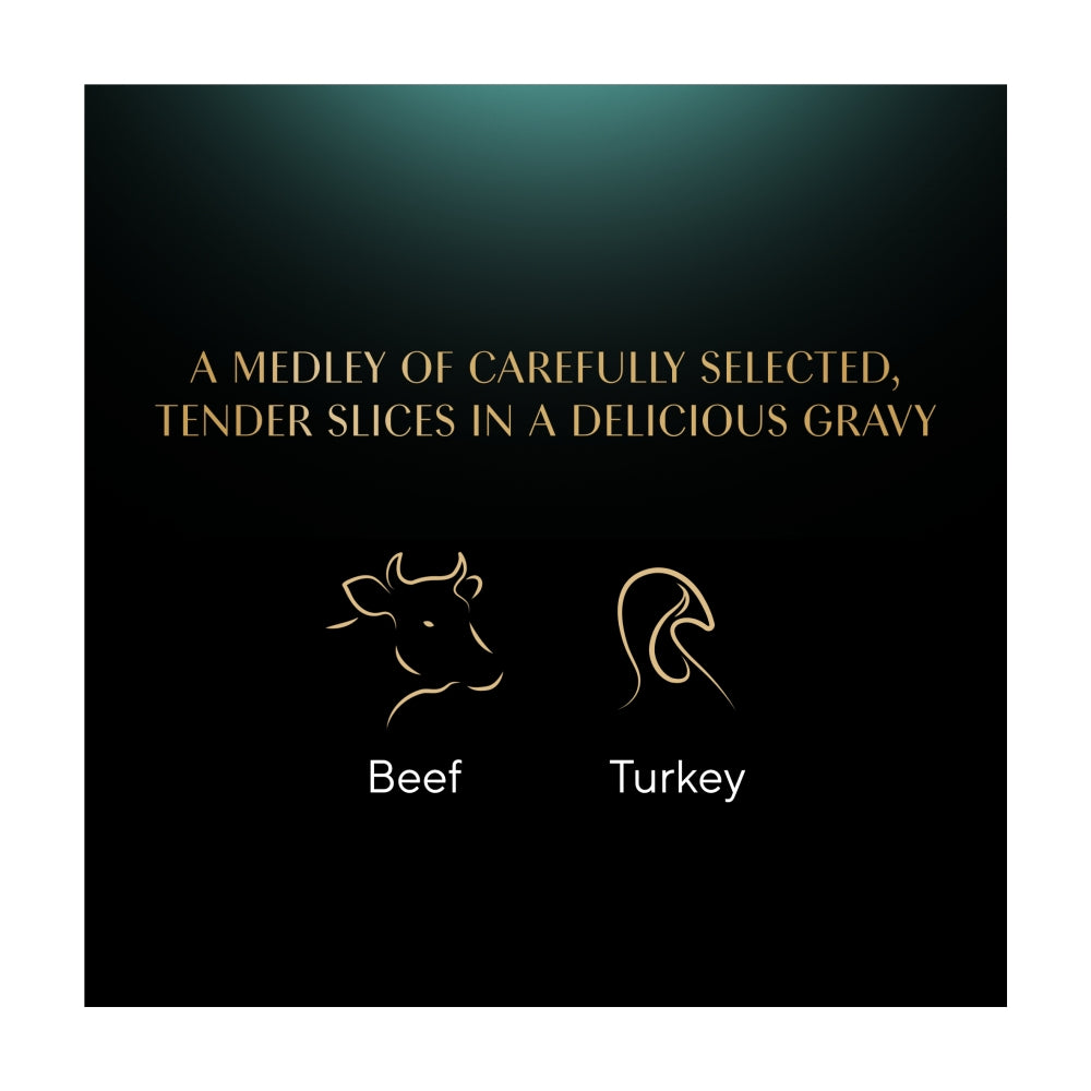 Sheba Select Slices Cat Food | Beef & Turkey in Gravy 85g