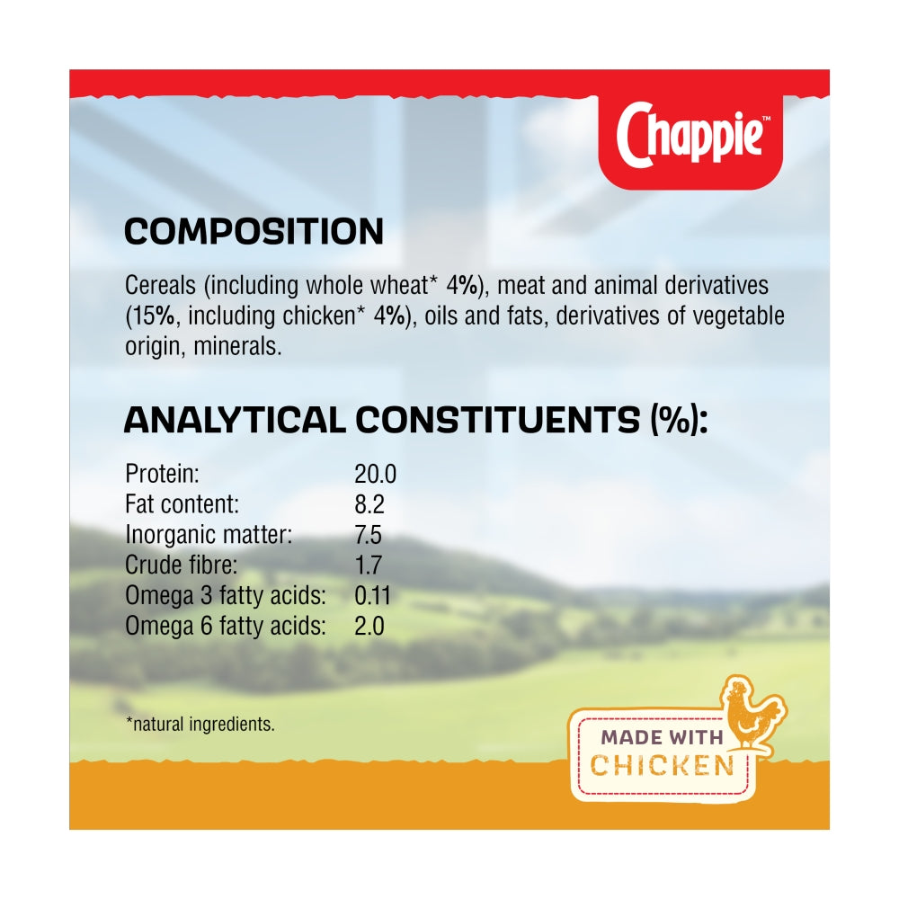 Chappie | Dry Dog Food | Adult | Chicken & Wholegrain - 15kg