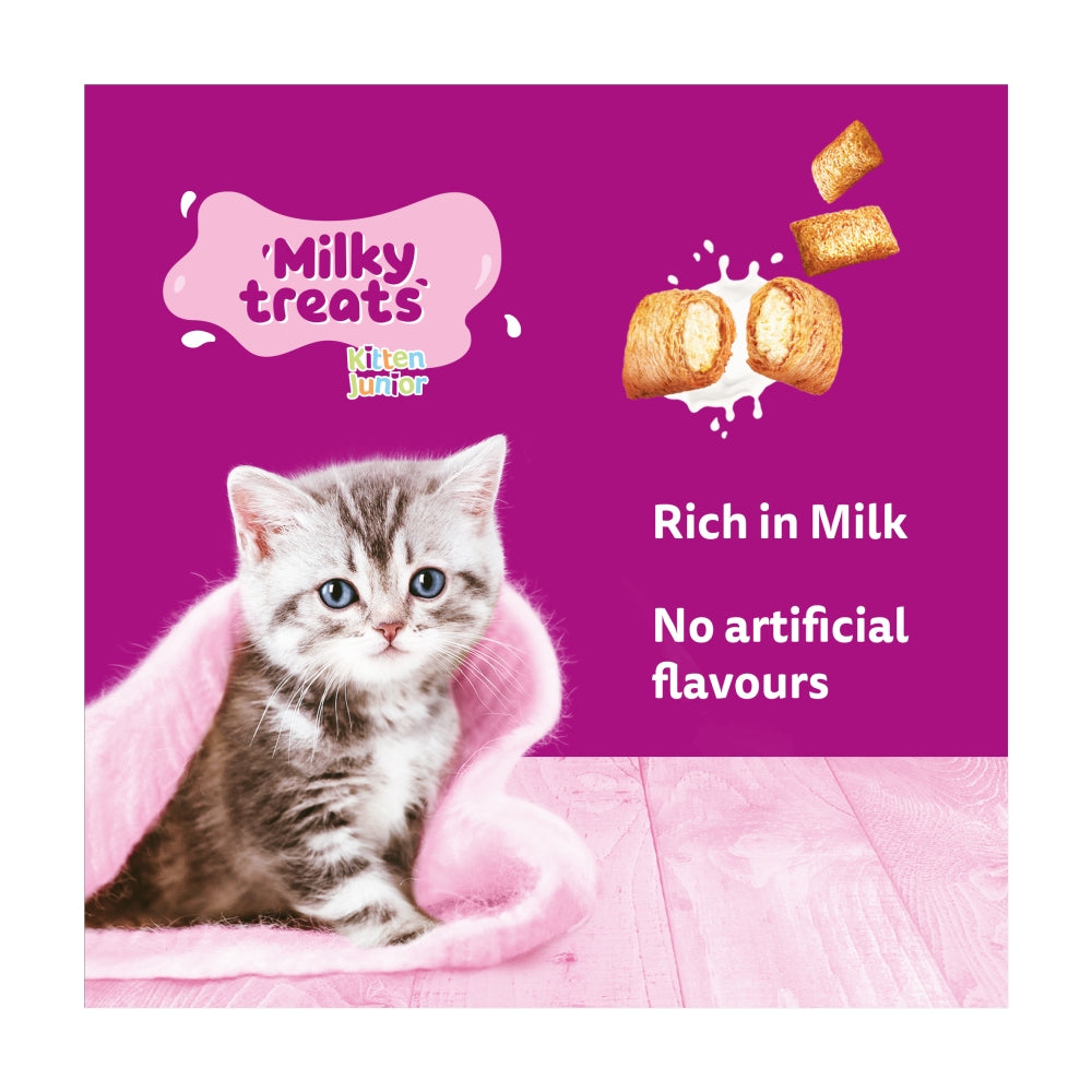 Whiskas Milky Treats for Kittens 50g | Calcium-Rich Cat Rewards