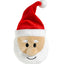 Santa Head Ball | Plush Christmas Dog Toy by Good Boy