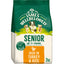 Bag of James Wellbeloved Senior dog food with images of dogs on a green and white background