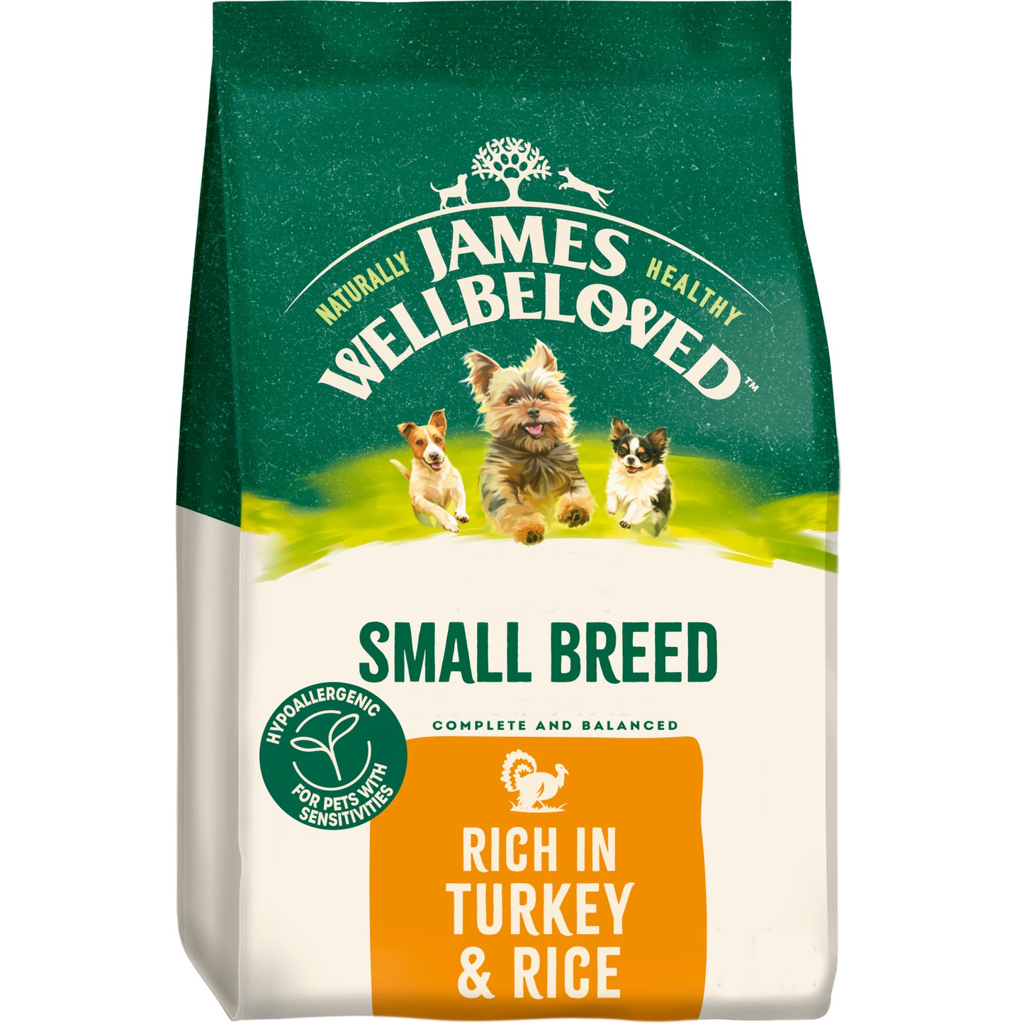 James Wellbeloved Adult Small Breed Turkey & Rice 🦃 Dry Dog Food
