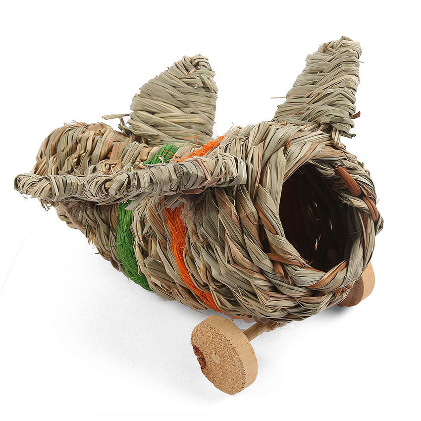 Nature First Aeroplane Hideaway | Natural Chew & Hide Toy for Small Animals