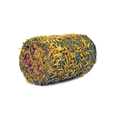 Marigold Roller with Herbs, Seeds & Vegetables | Natural Small Animal Enrichment Treat
