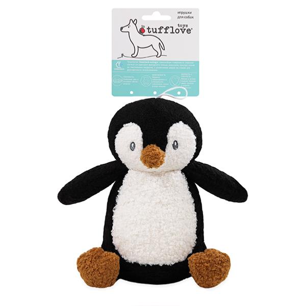 Cupid & Comet Tufflove Penguin Dog Toy | Durable Plush