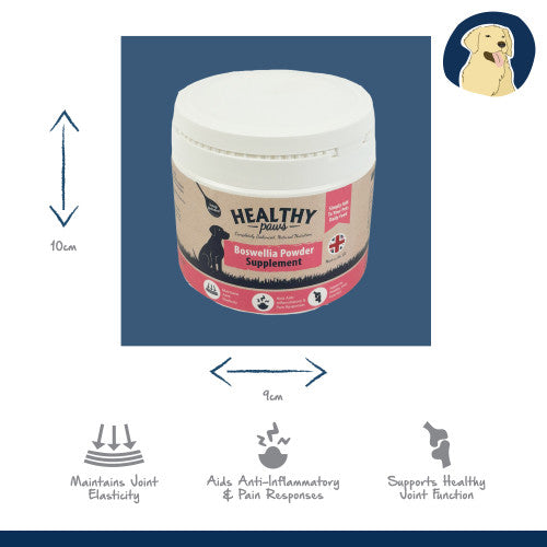 Healthy Paws Boswellia Powder for Dogs | Natural Joint & Mobility Support