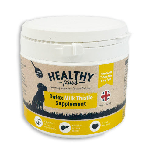 Healthy Paws Milk Thistle Supplement for Dogs | Natural Liver & Immunity Support