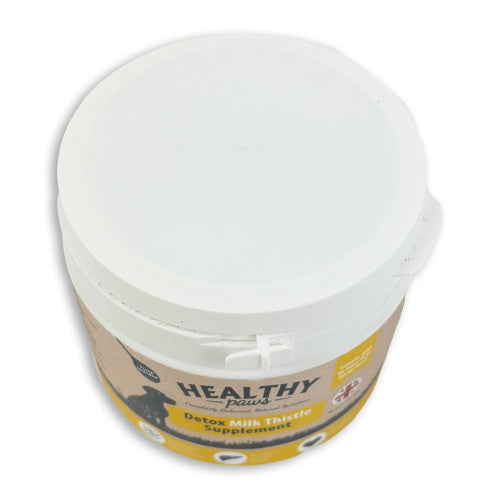 Healthy Paws Milk Thistle Supplement for Dogs | Natural Liver & Immunity Support