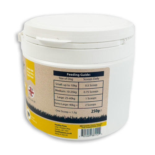 Healthy Paws Milk Thistle Supplement for Dogs | Natural Liver & Immunity Support