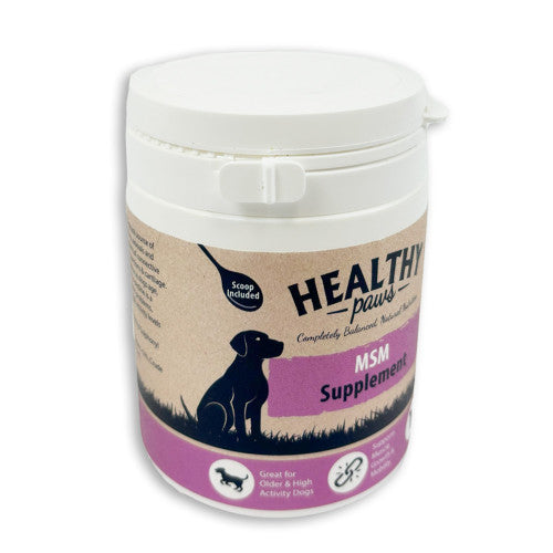 Healthy Paws MSM Supplement for Dogs | Natural Joint & Mobility Support