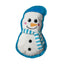 Snowman Flat Squeaker | Christmas Dog Toy by Happy Pet