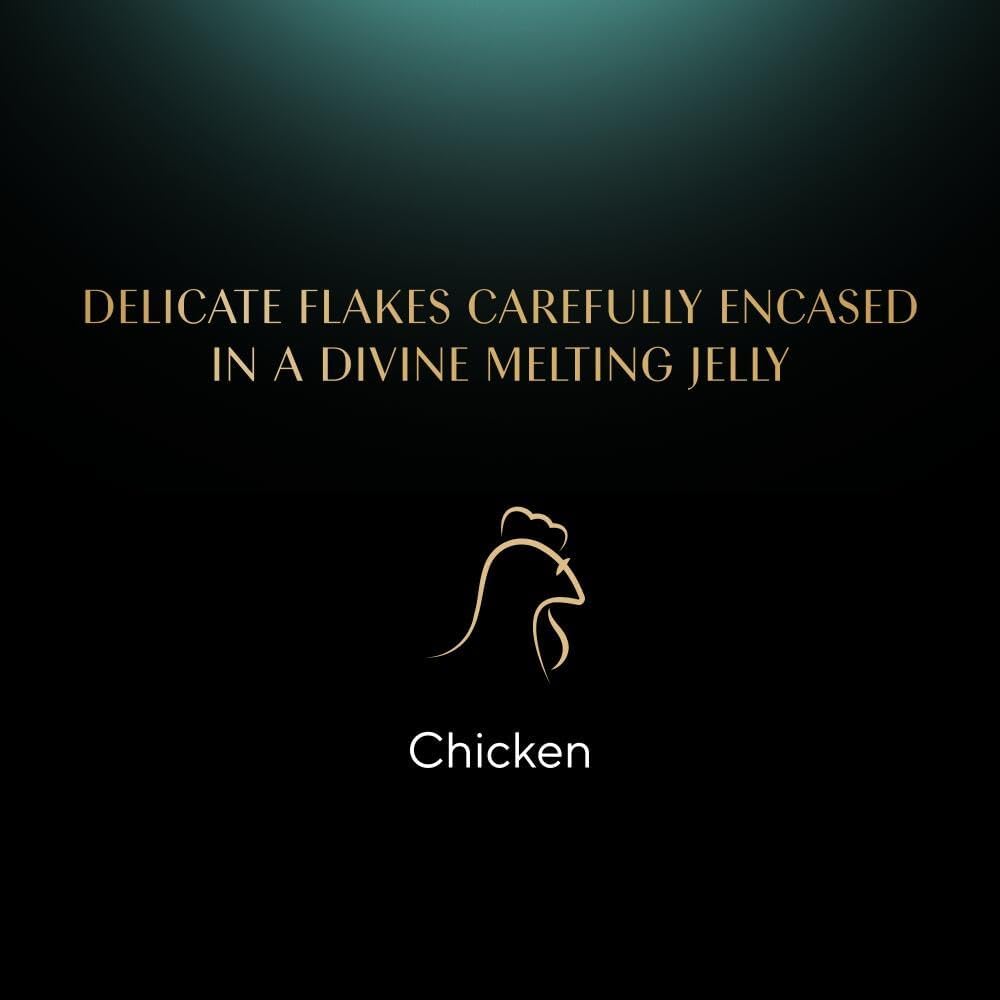 Sheba | Wet Cat Food Tray | Fine Flakes | Chicken in Jelly - 85g