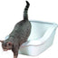 Trixie Cleany High Edge Cat Litter Tray with Rim (54x45x29cm) - For Large & Messy Cats