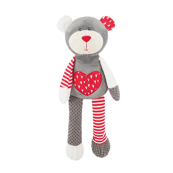 Cupid & Comet Festive Teddy Bear | Christmas Plush Dog Toy