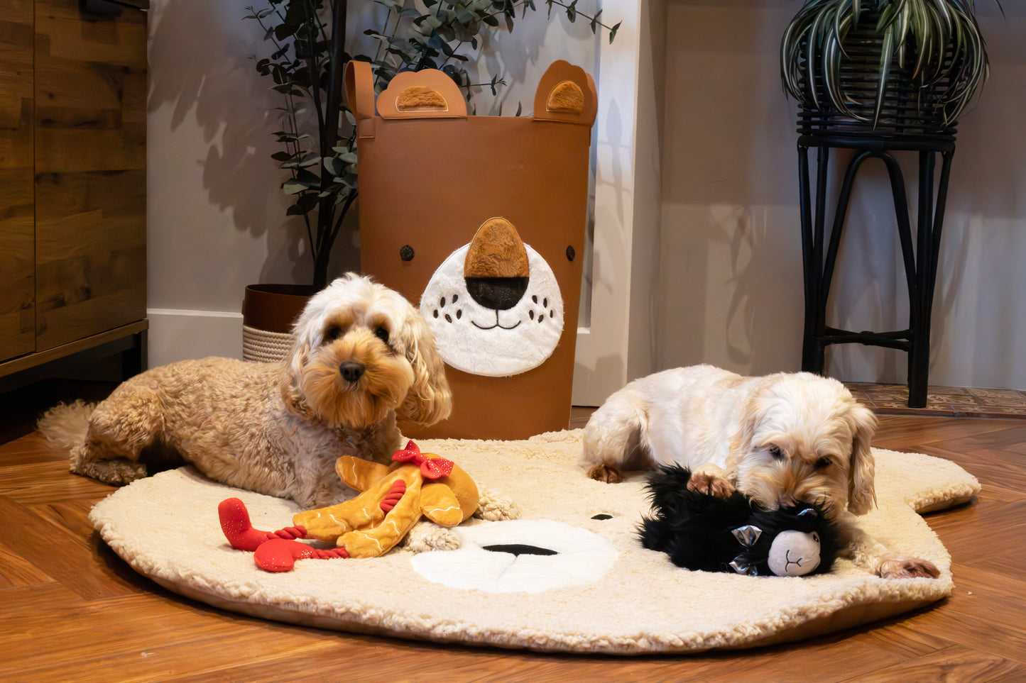 George Gingerbread Man | Christmas Dog Rope & Plush Toy by Cupid & Comet