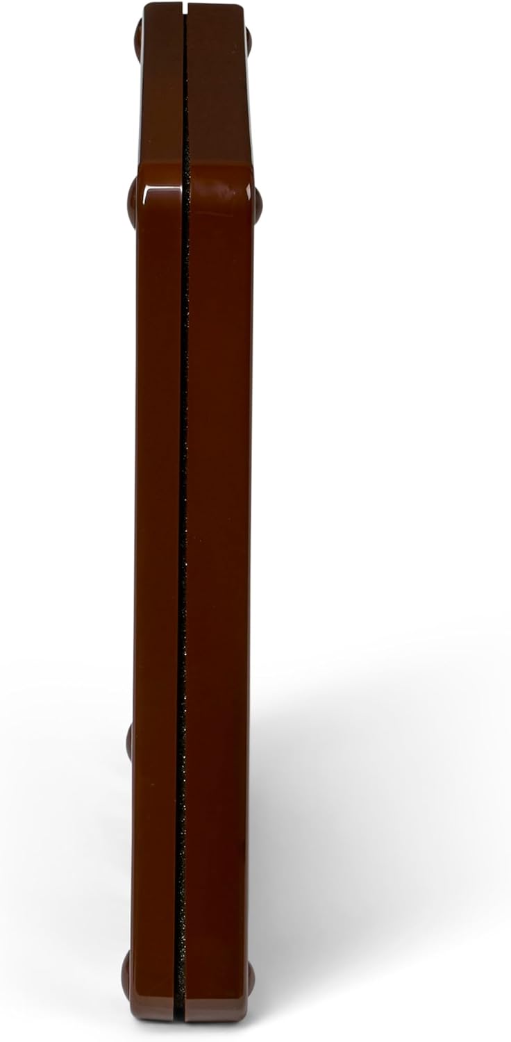 Side view of a brown cat flap