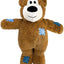 KONG Wild Knots Jumbo Bear Dog Toy | Squeaker & Knotted Rope