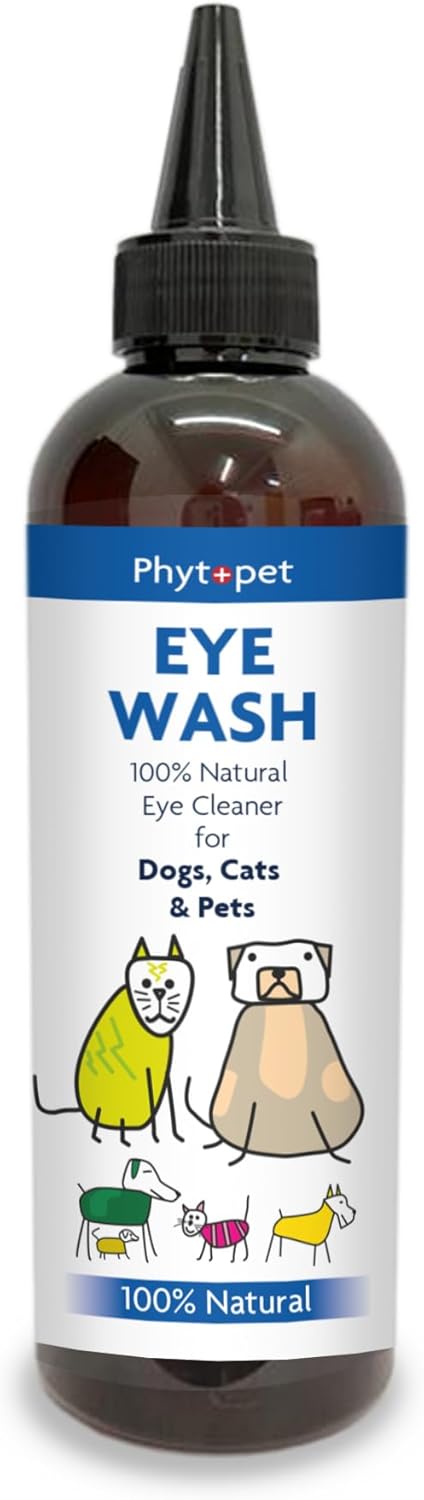 PhytoPet | Eye Wash Cleaner | 100% Natural Pet Care for Dogs, Cats & Small Pets