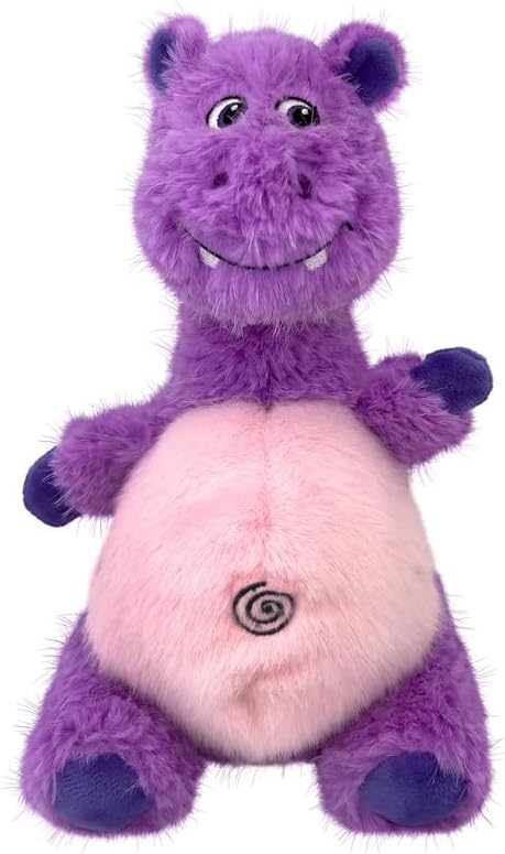 KONG Knots Belly Hippo | Rope Core Plush Dog Toy