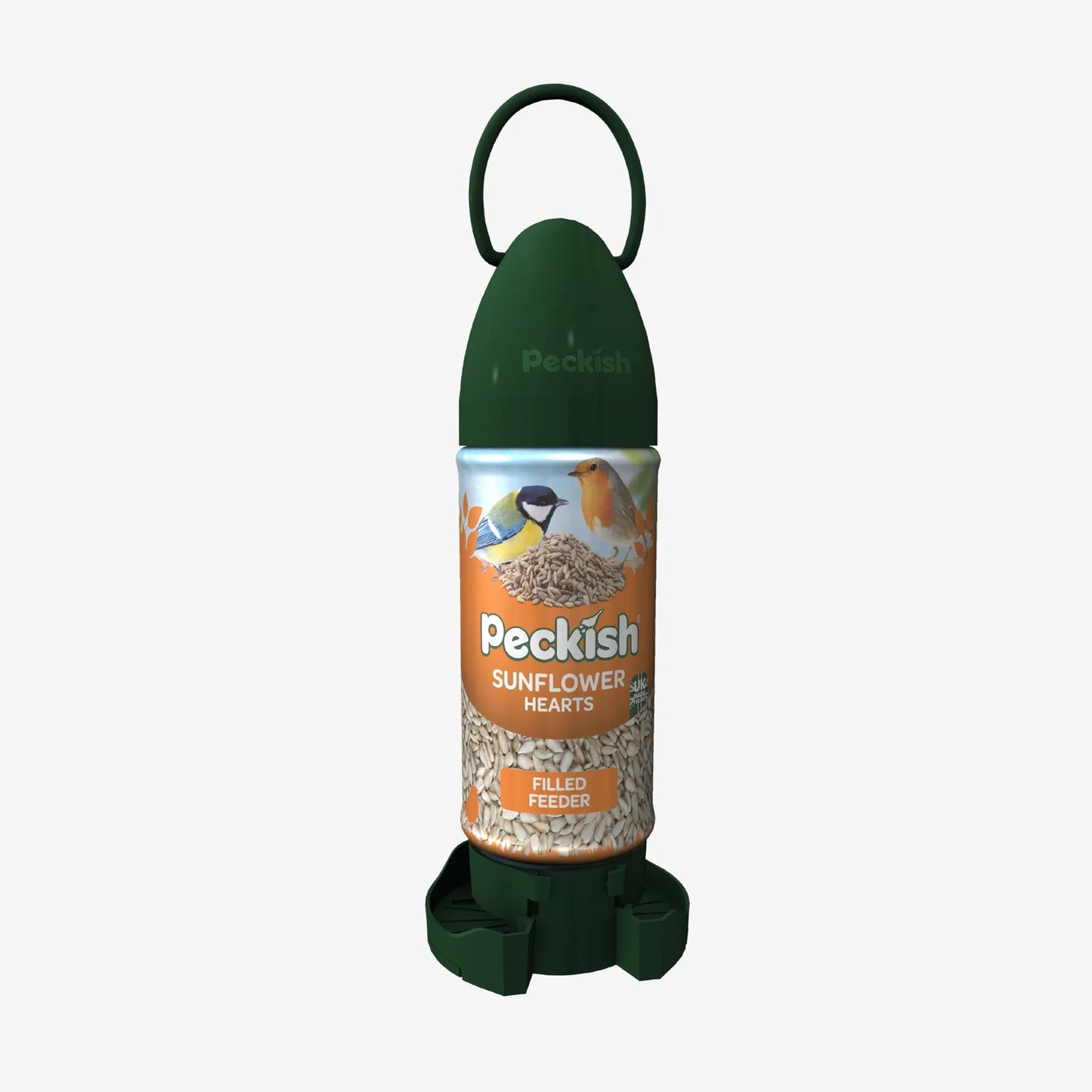 Peckish Sunflower Hearts Filled Bird Feeder (300g)