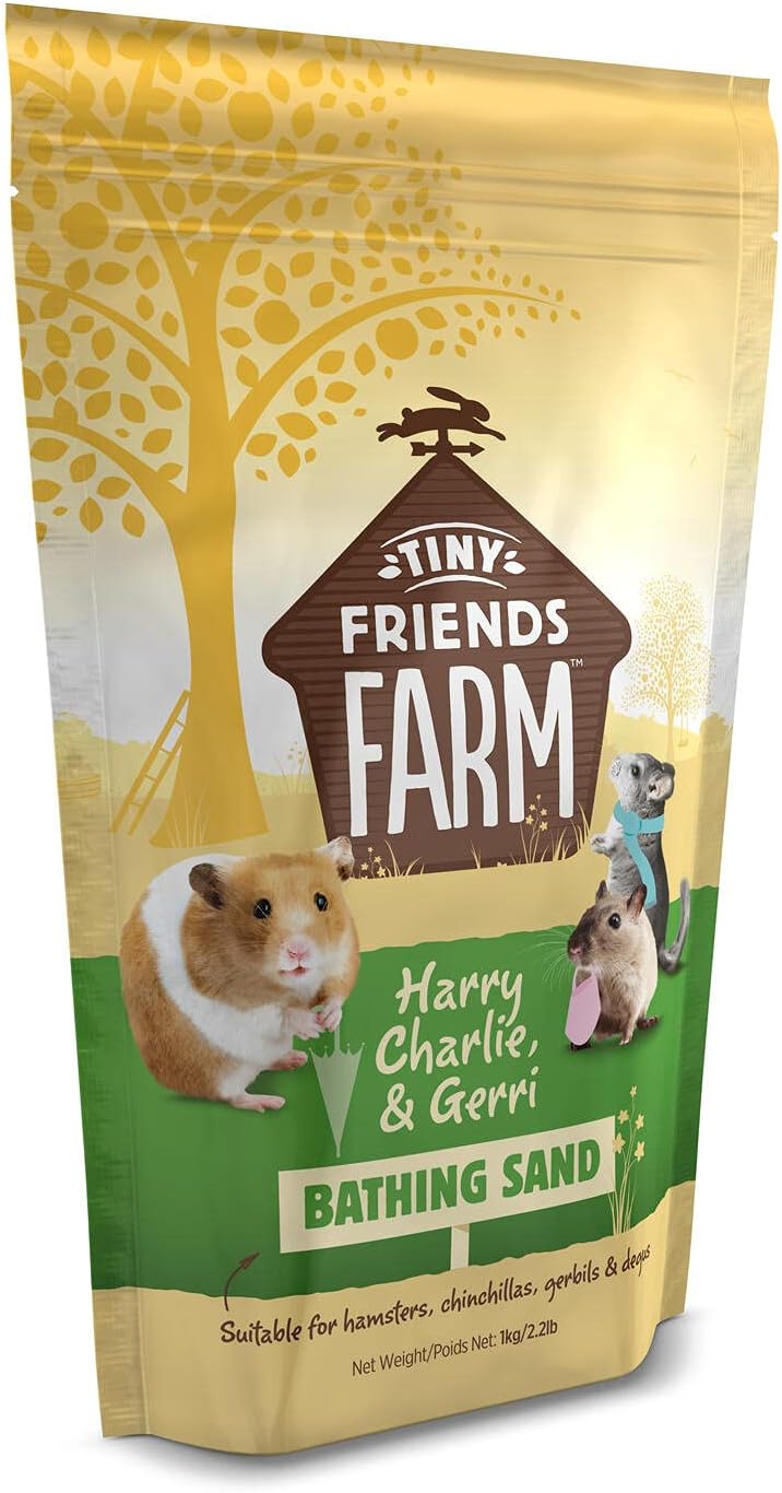 Tiny Friend's Farm | Small Pet Cleaning | Chinchilla Bathing Sand - 1kg
