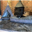 Wolf and Tiger Antler Hygge Dog Bed – Winter Faux Fur Mattress (72 × 54 cm)