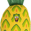 Cat Toy shaped like a pineapple with a cartoon face on a white background