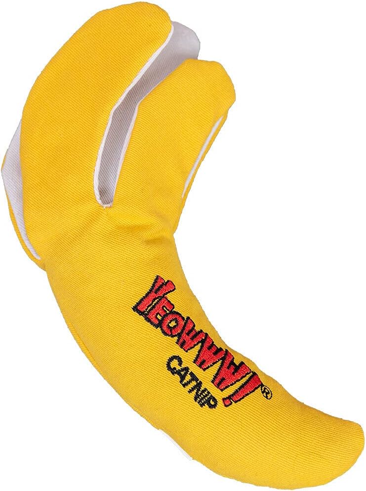 Yeowww! Peeled Banana Catnip Toy - 100% Organic Potent Catnip Toy