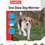 Beaphar One Dose Wormer for Dogs | Roundworm & Tapeworm Treatment