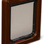 Cat Mate Lockable Cat Flap – Brown  Secure Slide Lock  Ideal for Thin Panel Doors